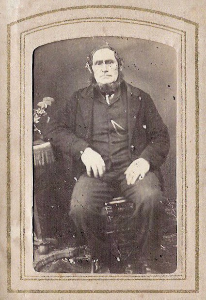 16. James Oliver (1805-1886). Lived in New Plymouth after arriving there in September 1841 on the Barque Amelia Thompson with wife Ruth (nee Batten) and children.