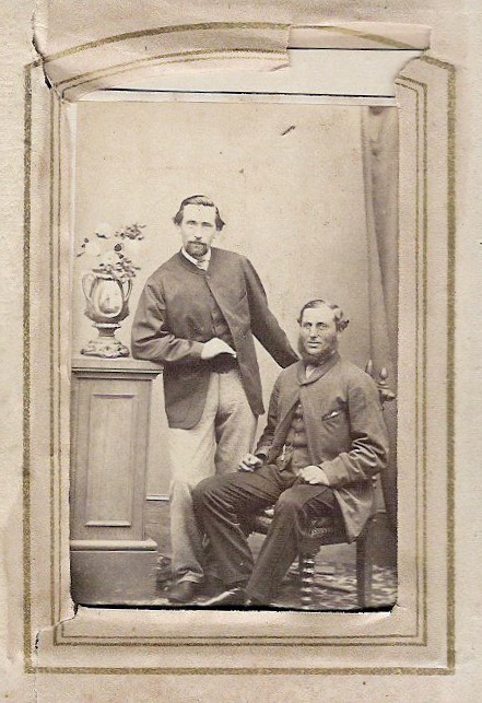 28. Maybe Adrian Wilson Clark Higgie (1881-1915), son of Alexander and Annie (nee Scott) Higgie, with a cousin? (His younger brother Acton Alexander Higgie died age 3 so not him). Please help...