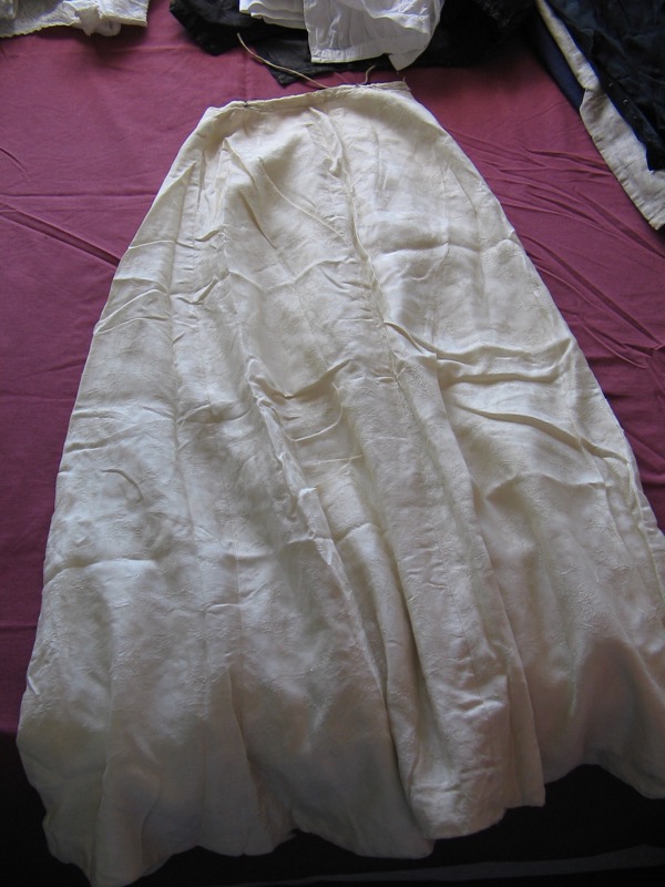 Petticoat probably worn with wedding Chemisette in previous photo.