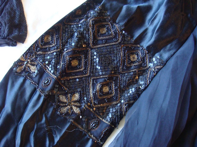 Closeup of fine needle work