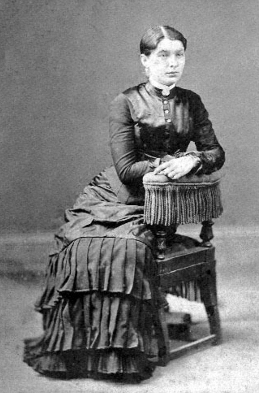 Orpha Louisa Shute (nee Williams) 1863-1922 - photo taken in 1883, the year following her marriage to Thomas