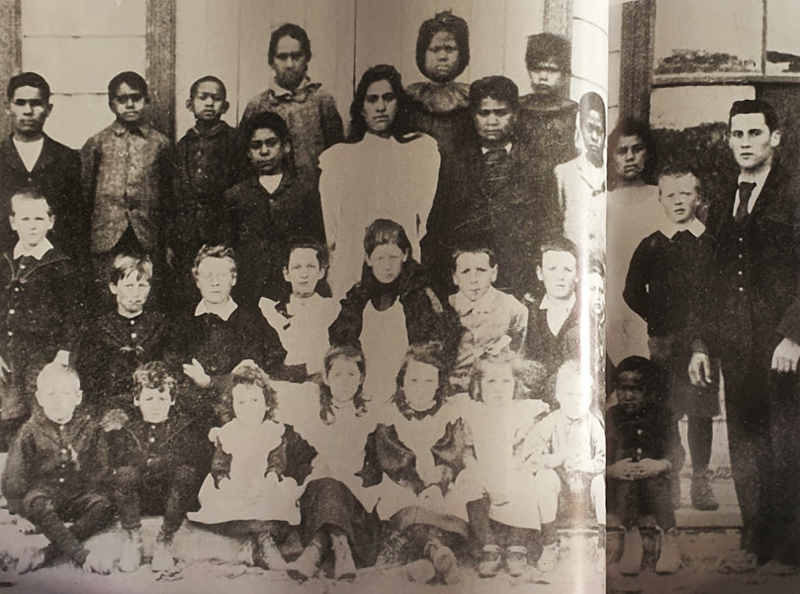 Taihape Primary School - Mrs Orpha Shute (nee Williams) was first teacher in 1896