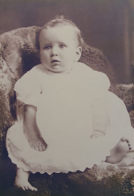 Loma Elizabeth Florance as a baby