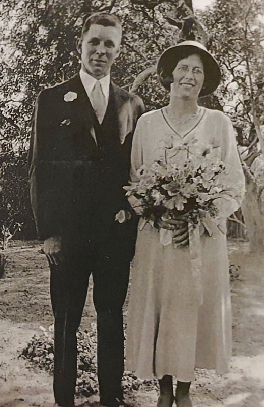 Ivor Oliver and Loma Florance wedding 1933