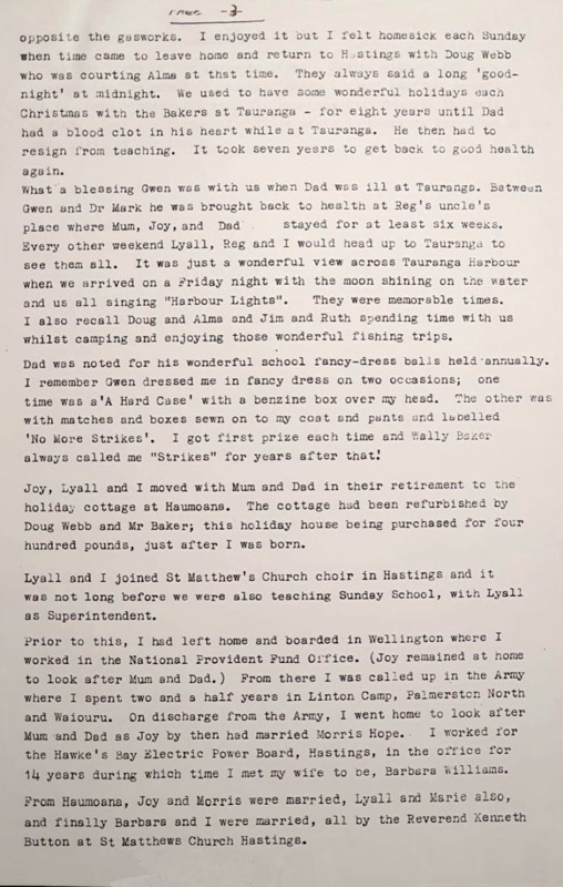 Hilton Ashword Hamilton Florance 1921-2010 - Memoirs Pg_3