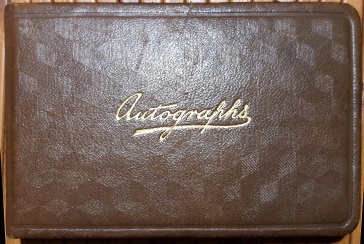 Kiri Oliver's 1917-2003 autograph book - Cover