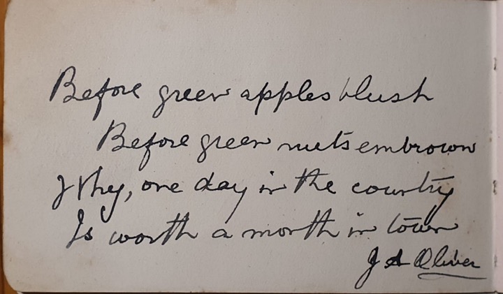 Father - James Alexander (Jim) Oliver 1866-1947