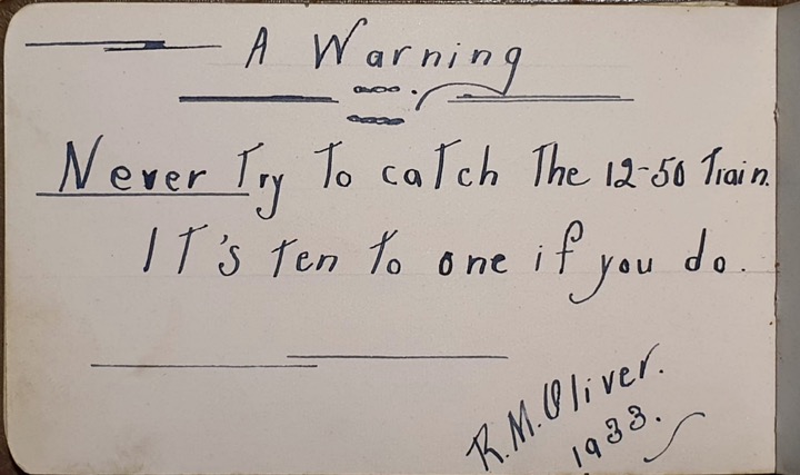 Cousin Reta Maud Oliver 1919-2000