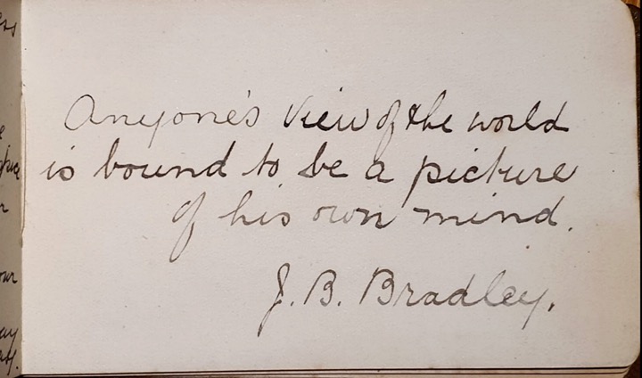 Aunty Jessie Bertha (Bertha) Bradley (nee Oliver) 1876-1952