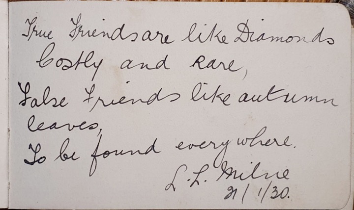 Aunty Lena Llewella Milne (nee Shute) 1893-1987