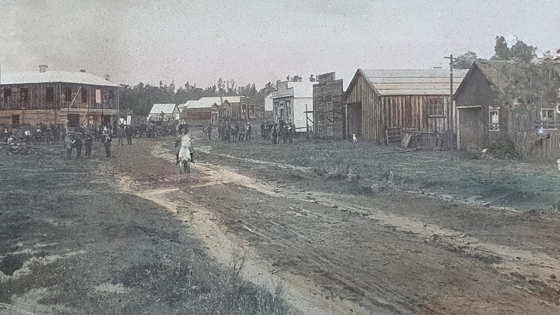 Ohakune Town where Jim Oliver was farming around time also living and farming in Mataroa